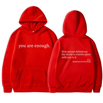 Übergroßer Hoodie Unisex Warm Bedruckt Pullover