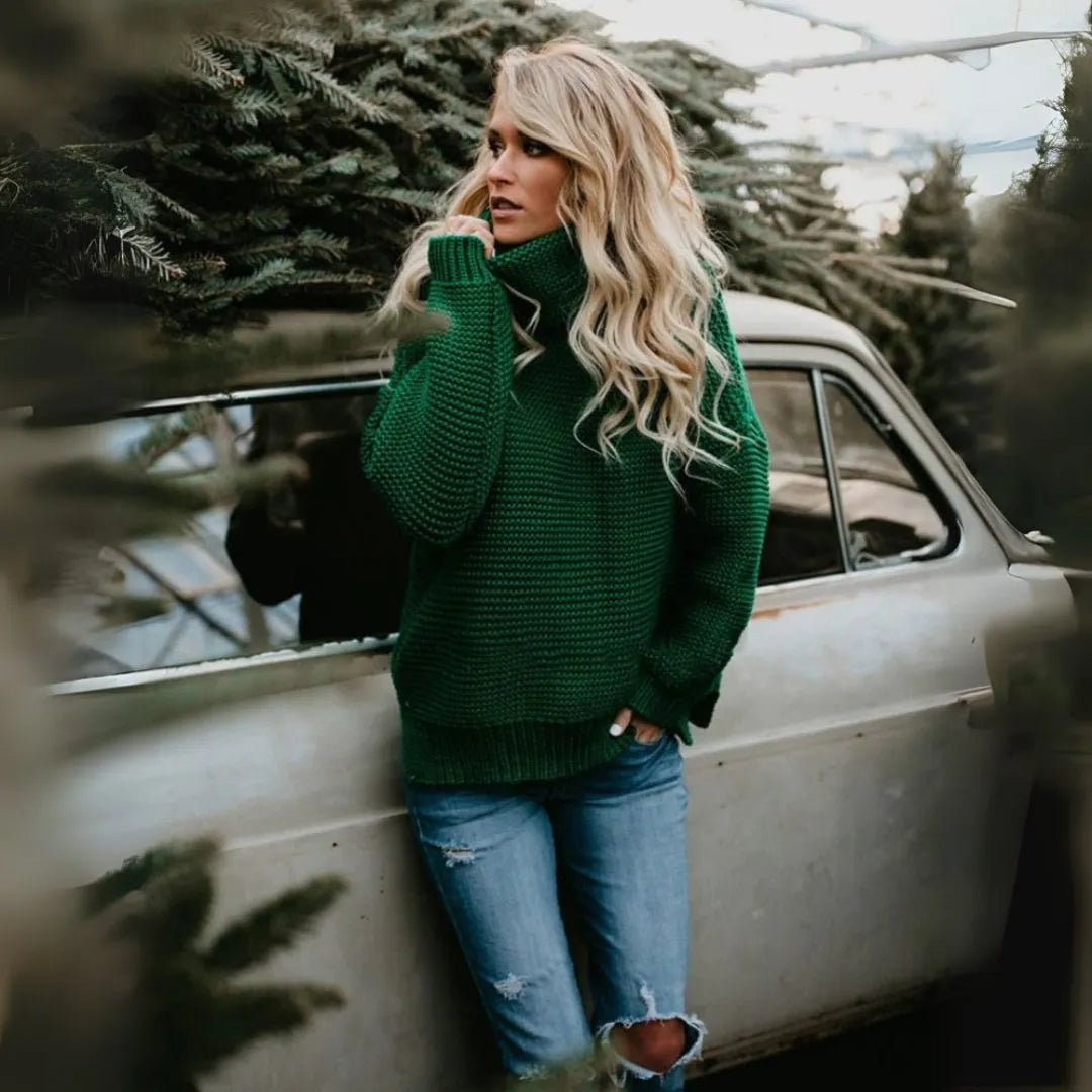 Übergroßer Damen Pullover Soft Premium Qualität - IdealeKleiden