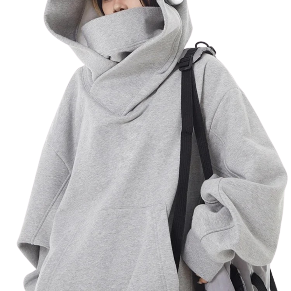 Übergroßes Sweatshirt Oversized Turtleneck