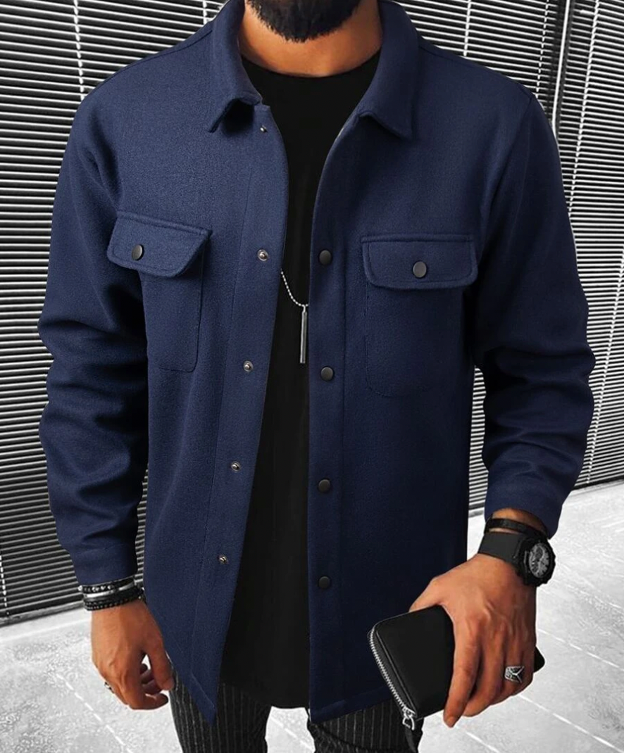 Herren Überhemd Modern Style