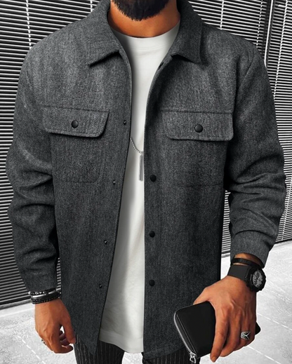 Herren Überhemd Modern Style