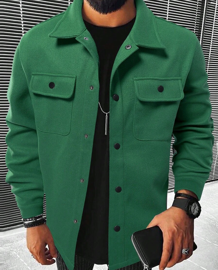 Herren Überhemd Modern Style