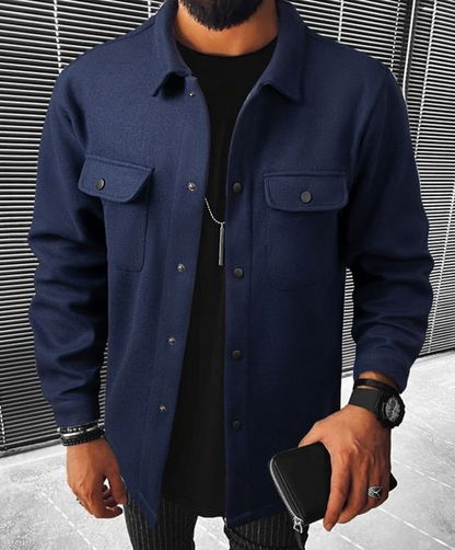 Herren Überhemd Warm Flanell