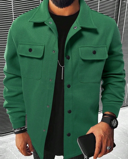 Herren Überhemd Warm Flanell