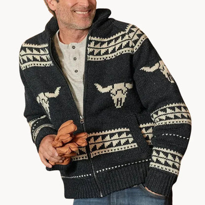 Herren Pulloverjacke Robust Modern Design