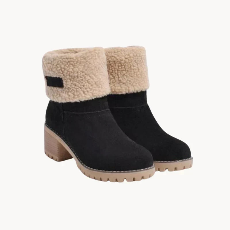 Bequeme Damenstiefel Warm Gefüttert