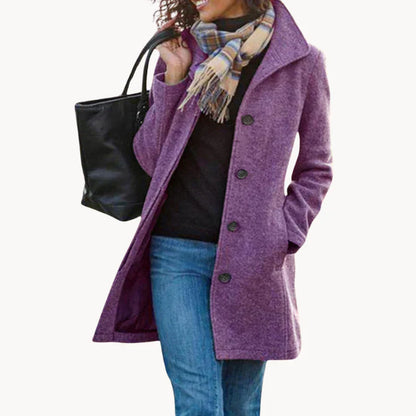 Damen Mantel Elegant Warm Winter