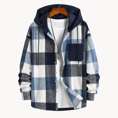 Herren Kapuzenpullover Flanell Bequem