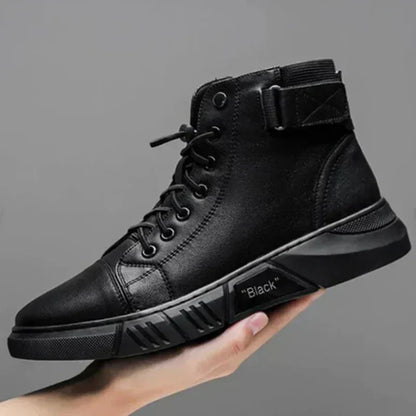 Herren Stiefel Schwarz Modern Warm - IdealeKleiden