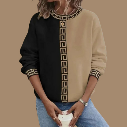 Damen Pullover Warm Winterlich
