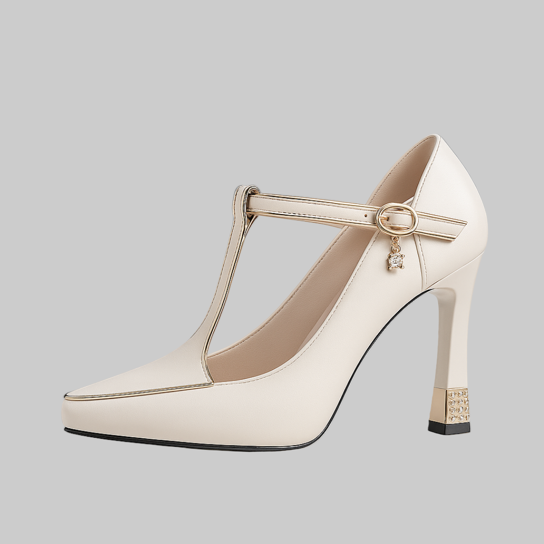 Elegante Damen High Heels mit Spitze