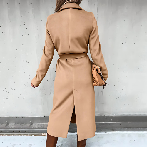 Wintermantel Damen Lang Mantel Warm - IdealeKleiden