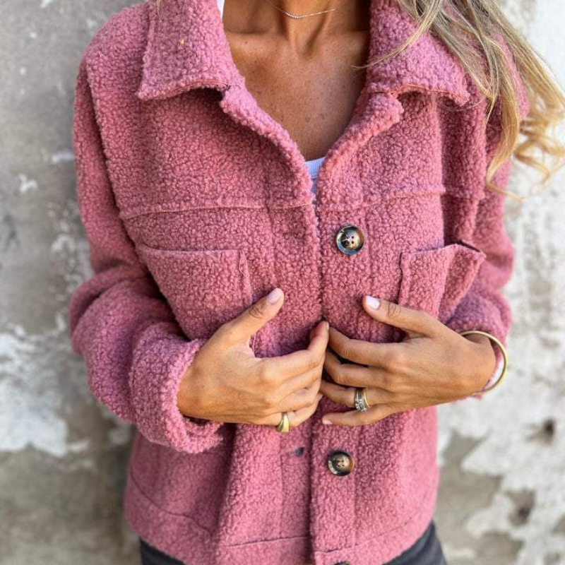Weiche Teddyjacke Damen Warm Winter