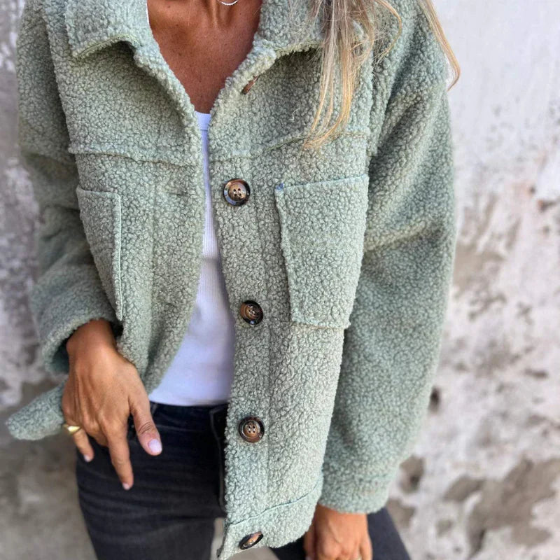 Herbstjacke Damen Stilvoll Leder