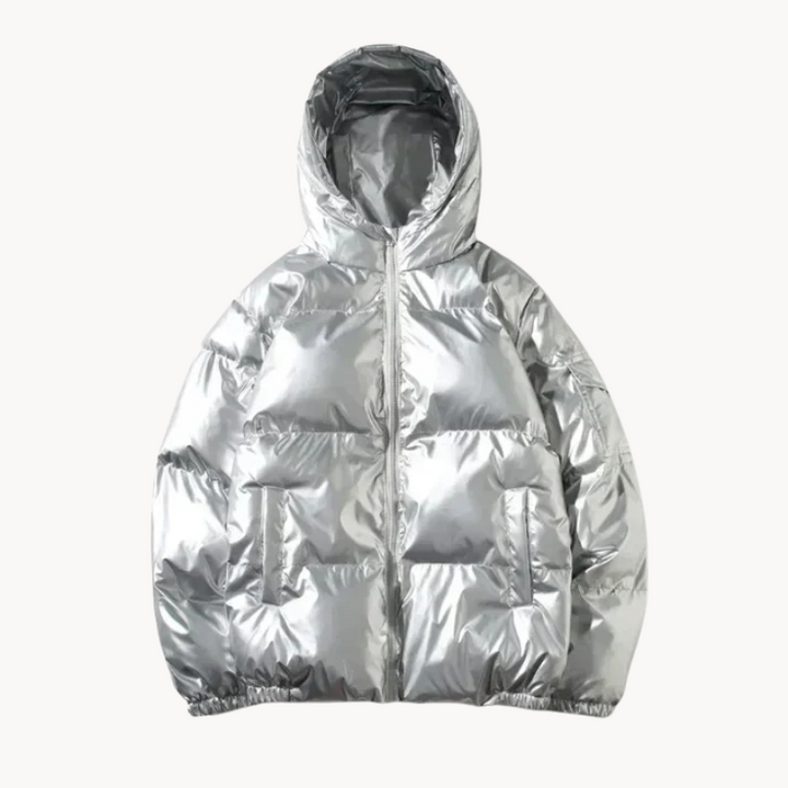 Wattierte Winterjacke Herren Warm Isoliert Pufferjacke - IdealeKleiden
