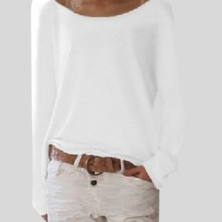 Dünner Pullover Rundhals Elegant Leicht