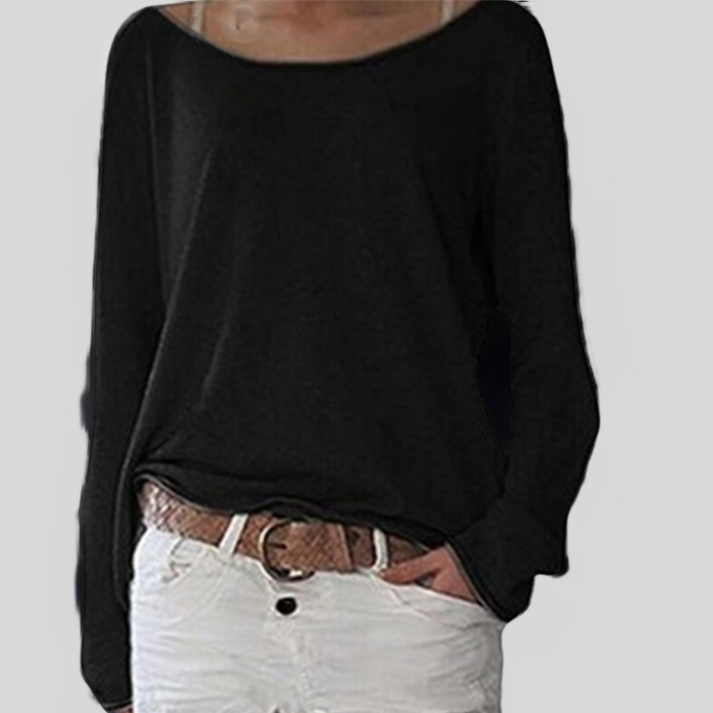 Dünner Pullover Rundhals Elegant Leicht