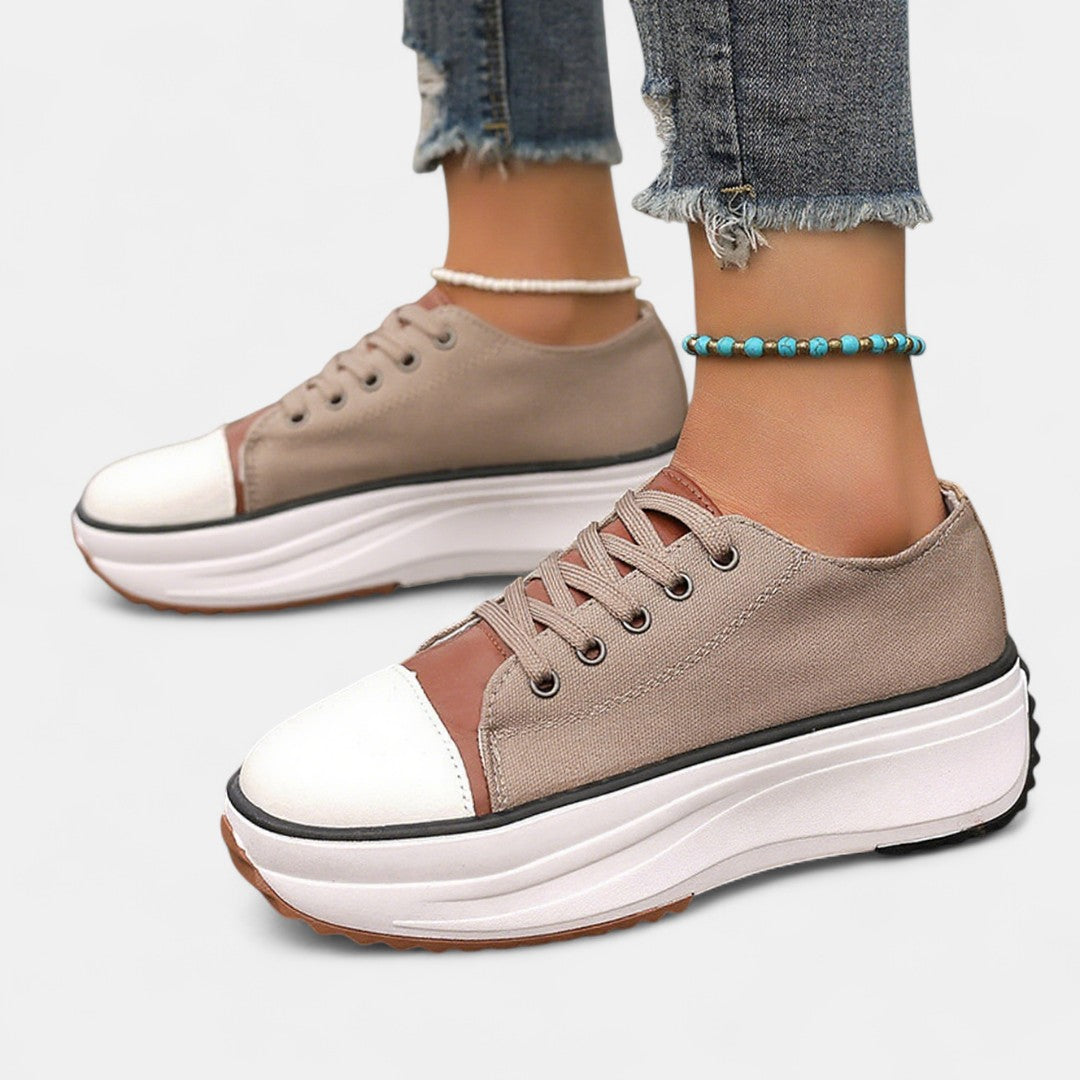 Damen Sneaker Rundspitze Modern Style