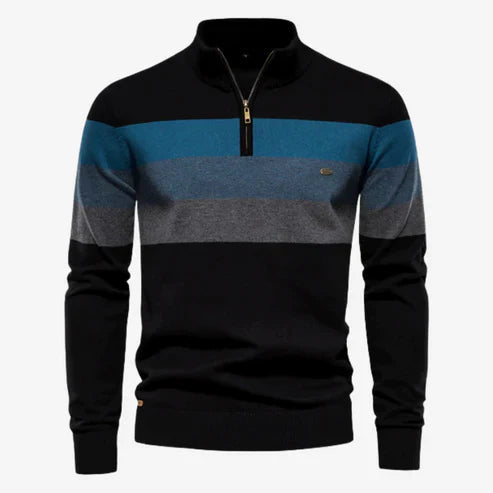 Streifenhemd Retro Style Pullover