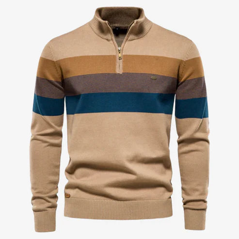 Streifenhemd Retro Style Pullover - IdealeKleiden
