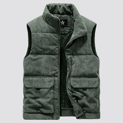 Robuste Herrenweste Cordura Isoliert - IdealeKleiden
