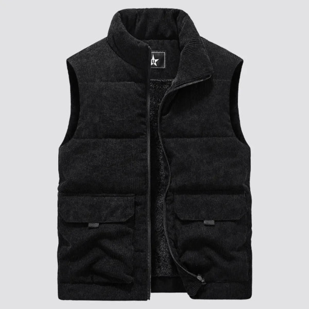 Robuste Herrenweste Cordura Isoliert