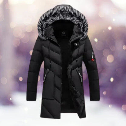 Thermoparka Herren Klassisch Pelz Kragen