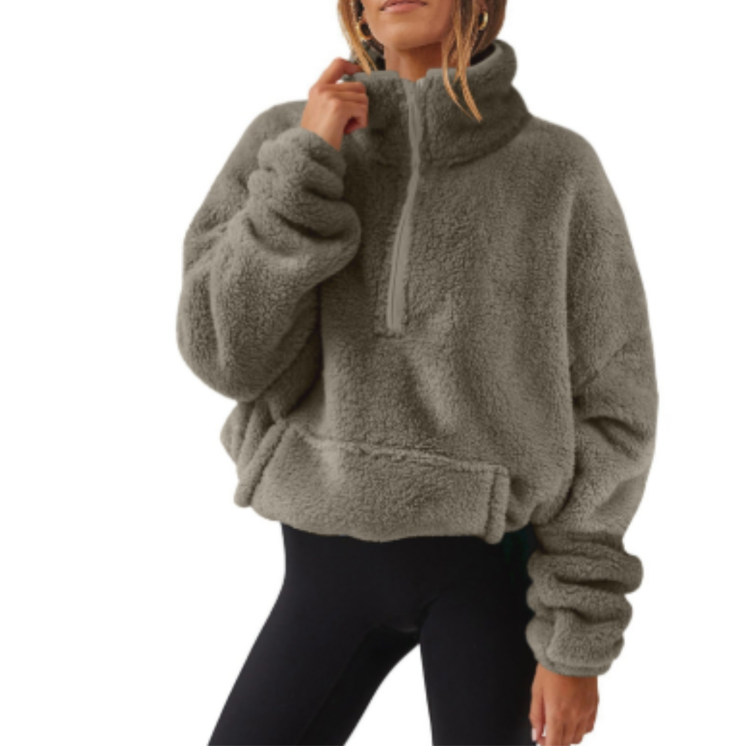 Weiche Pullover für Frauen Teddylook