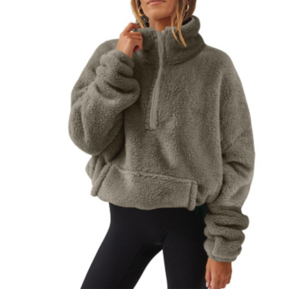 Weiche Pullover für Frauen Teddylook