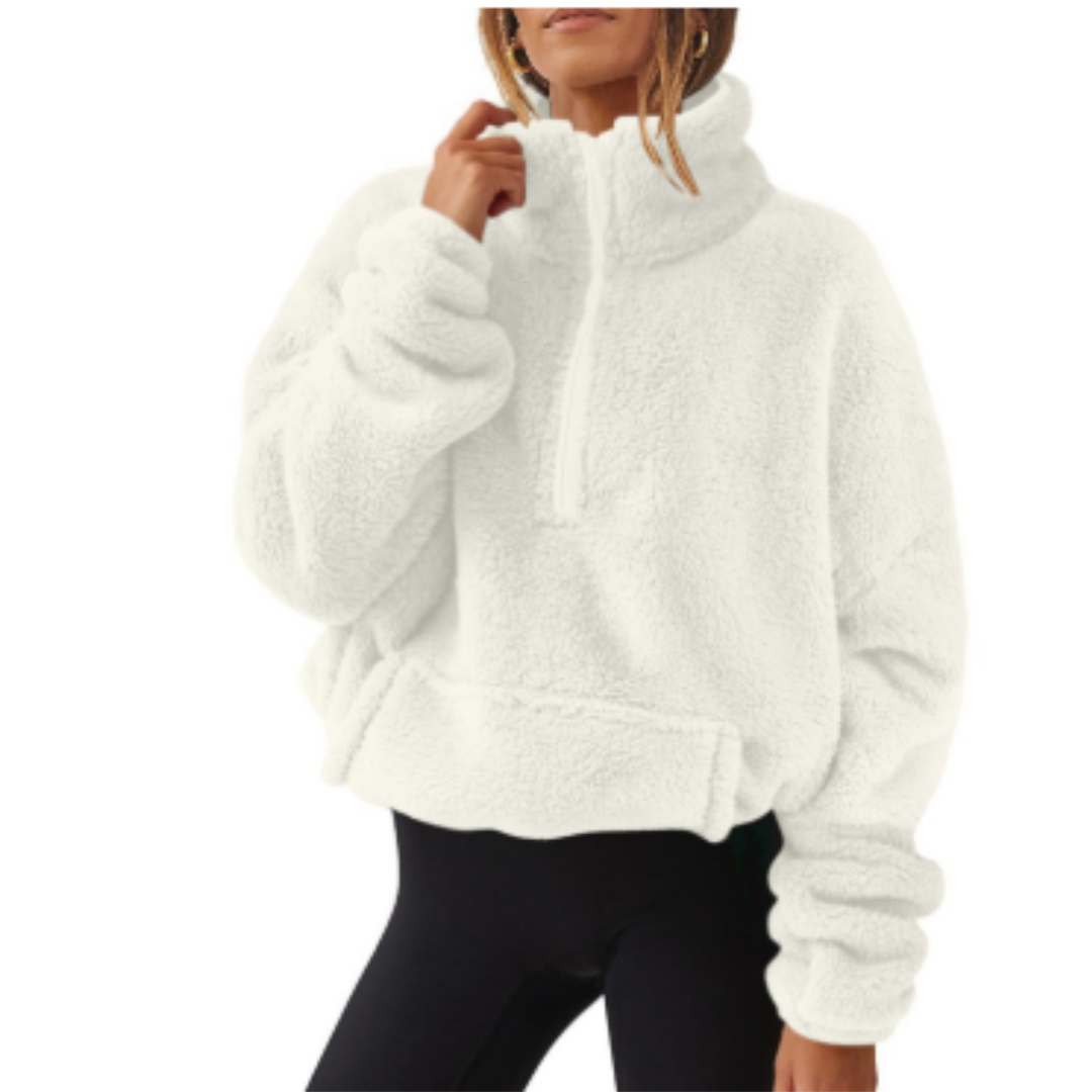 Weiche Pullover für Frauen Teddylook