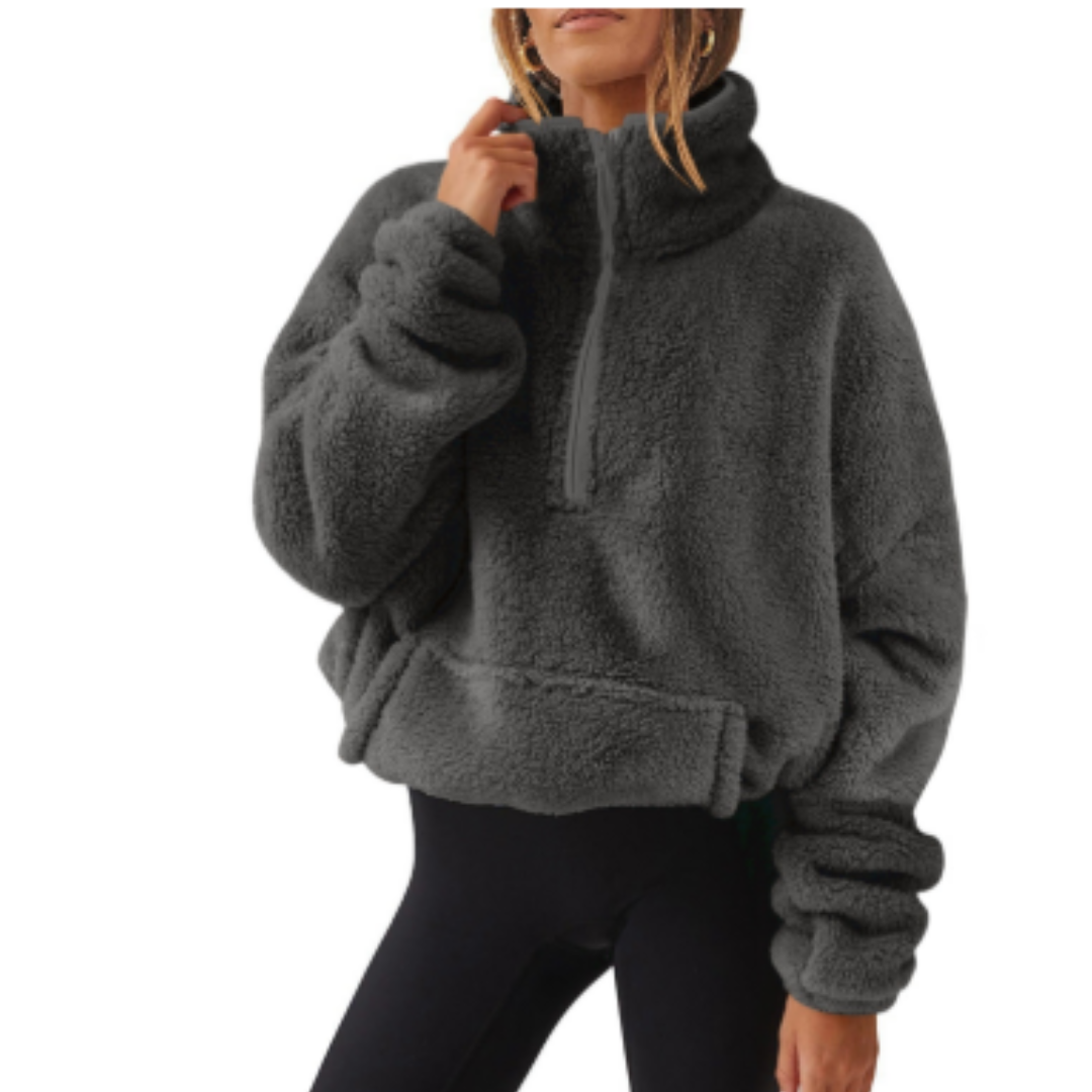 Weiche Pullover für Frauen Teddylook