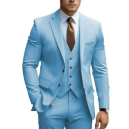 Herren Anzug 3-teilig Elegant Zweiknopf