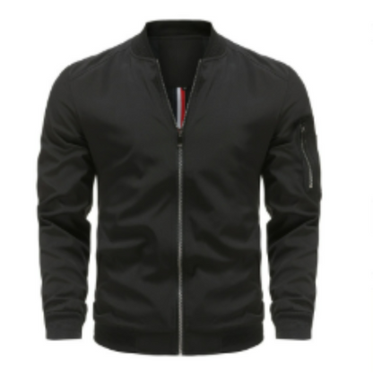 Herren Steppjacke Reißverschluss Schnitt - IdealeKleiden