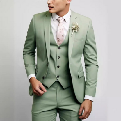 Herren Anzug 3-teilig Slim Fit