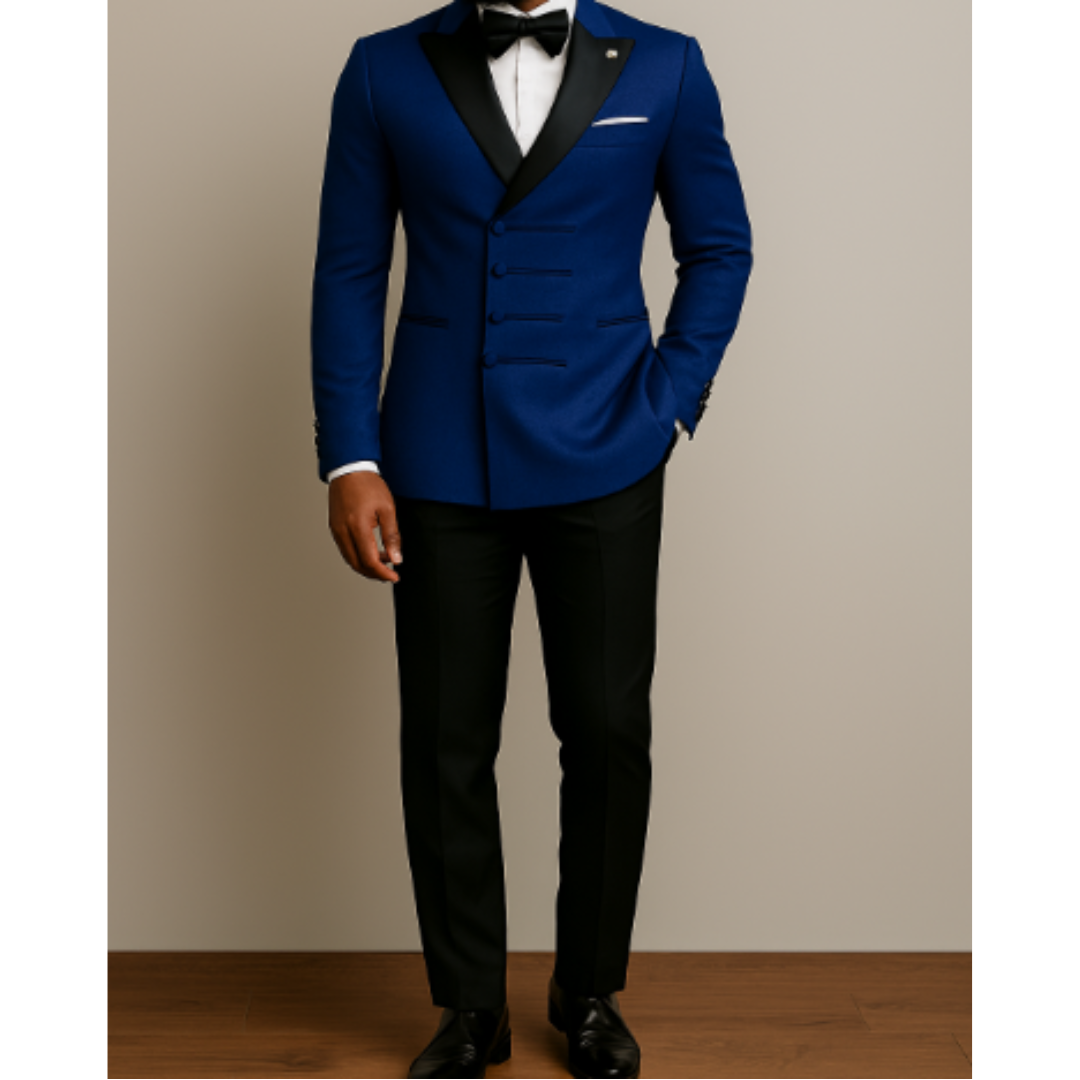 Herren Anzug 2-teilig Elegant Schwarz