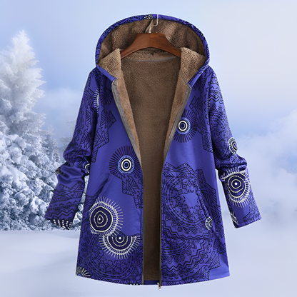 Winterjacke Muster Trendy Damen