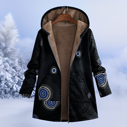 Winterjacke Muster Trendy Damen