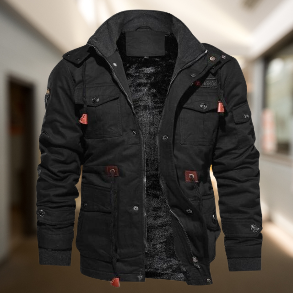 Herren Winterjacke Warm Gefüttert - IdealeKleiden