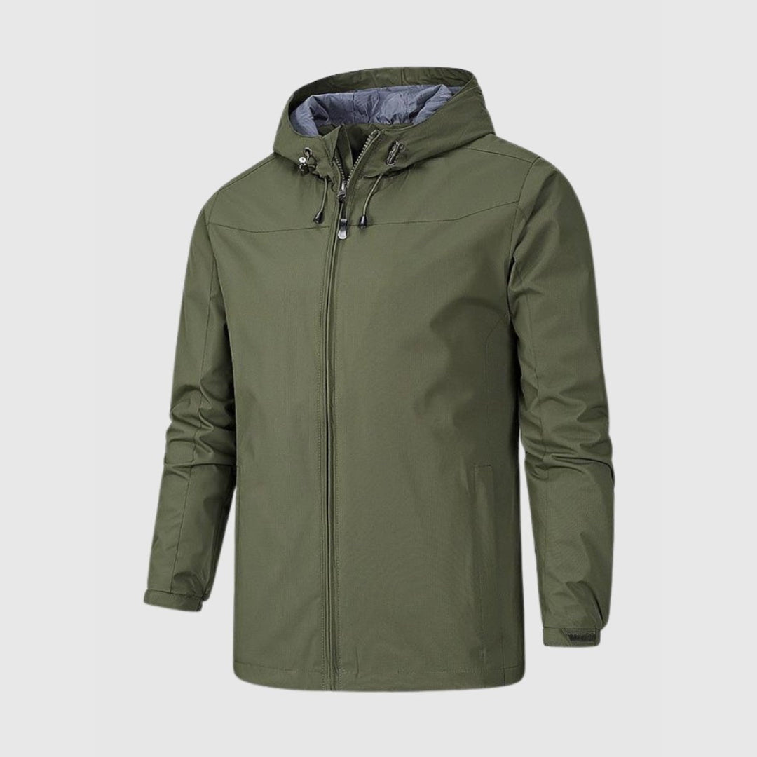 Stilvolle Regenjacke Herren Wasserdicht Sportiv