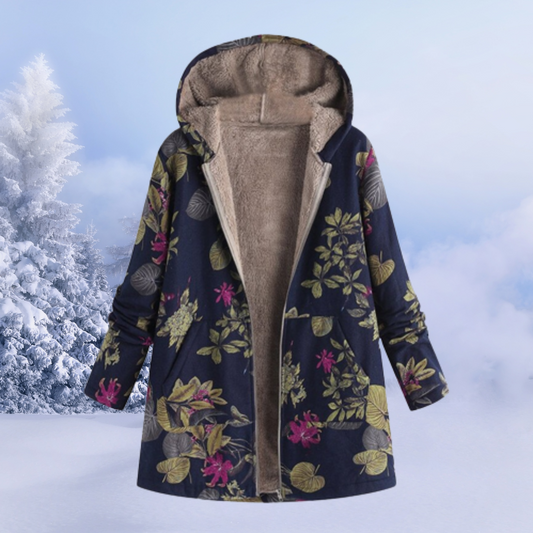 Elegante Damenjacke Blumenmuster - IdealeKleiden