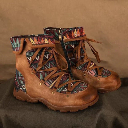 Boho-Chic Stiefel Frauen