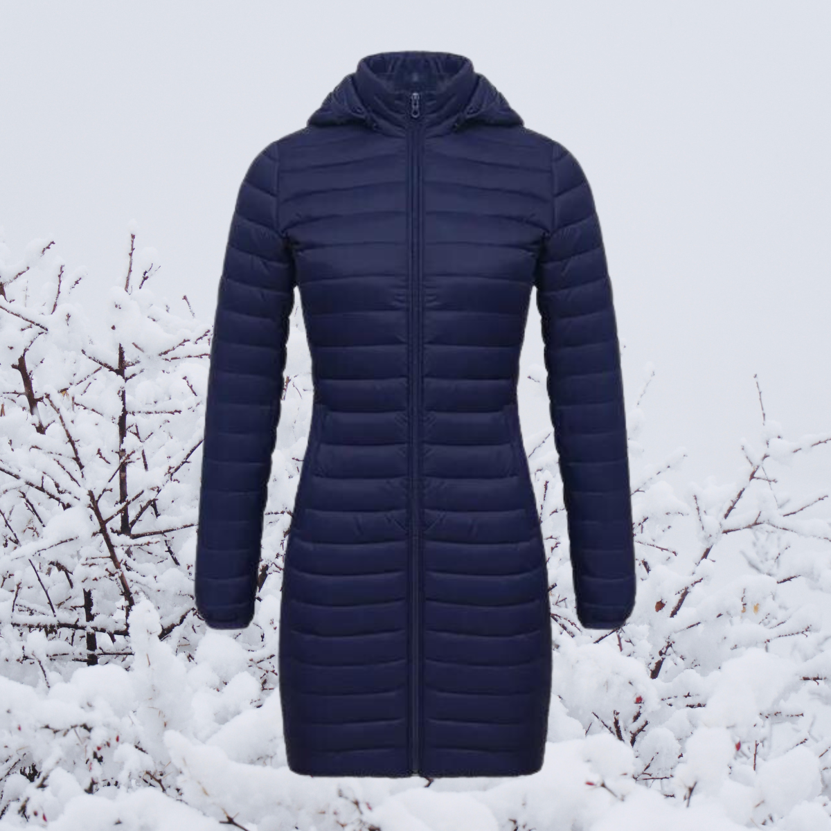 Langer Damen Wintermantel Warm & Elegant