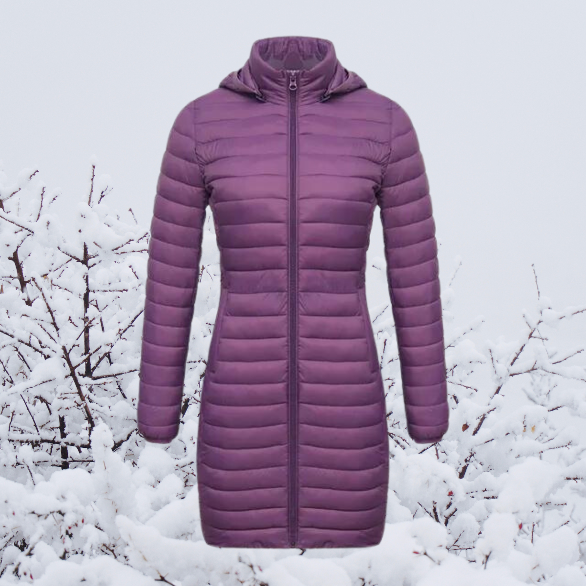 Langer Damen Wintermantel Warm & Elegant