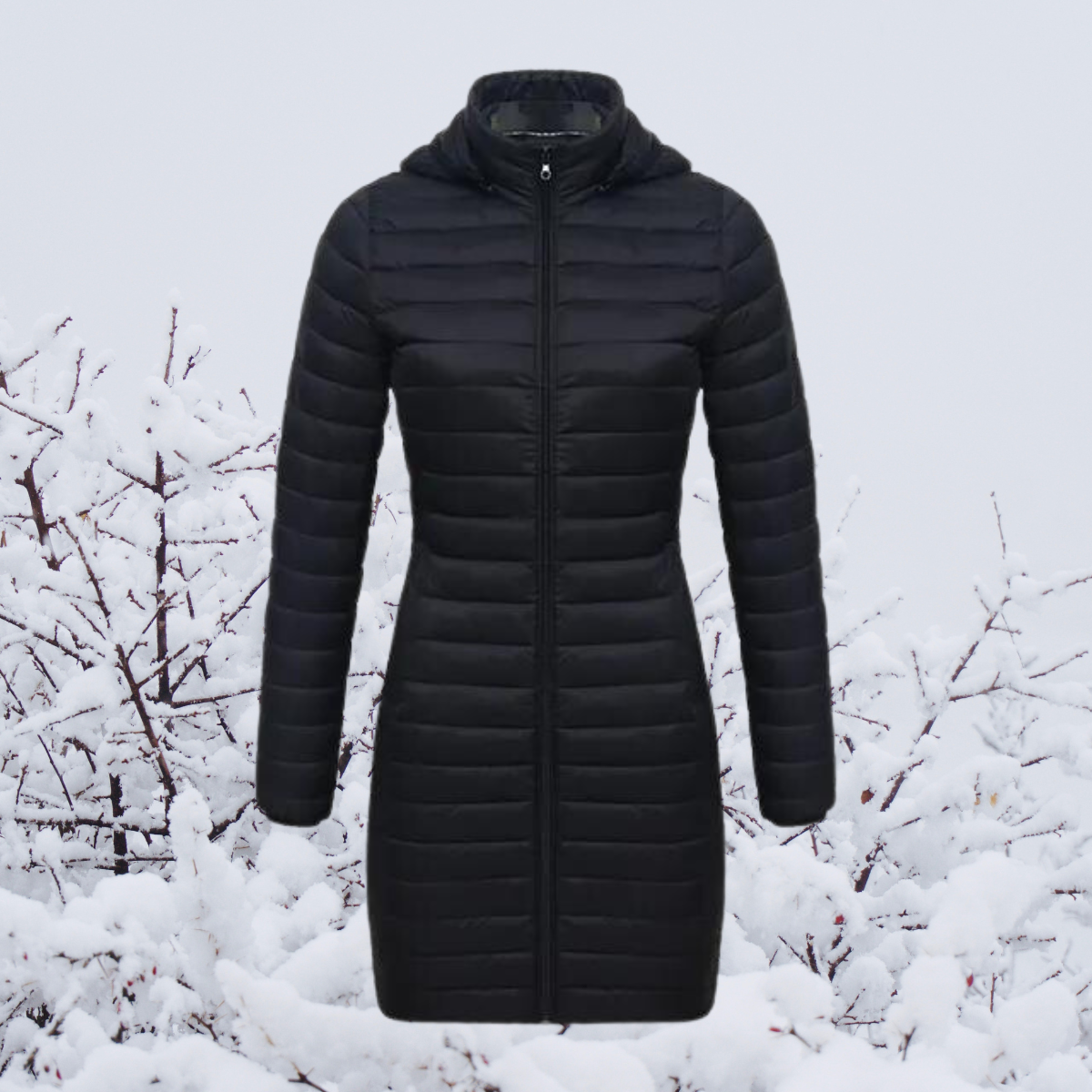 Langer Damen Wintermantel Warm & Elegant