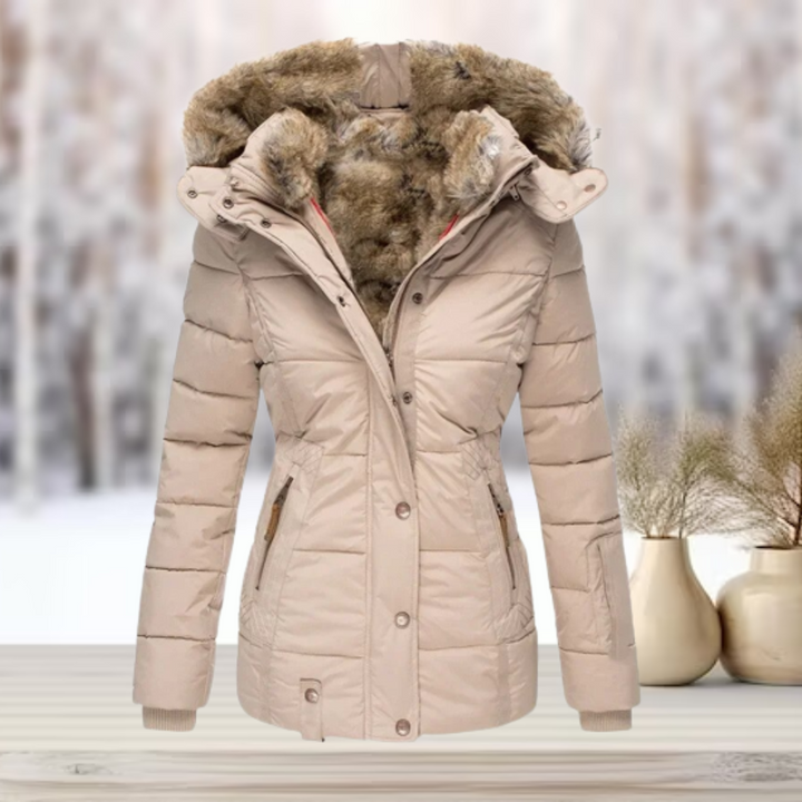Warme Winterjacke Damen - Wasserabweisende Daunenparka