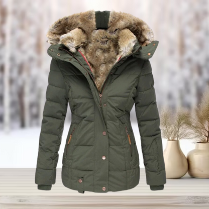 Warme Winterjacke Damen - Wasserabweisende Daunenparka