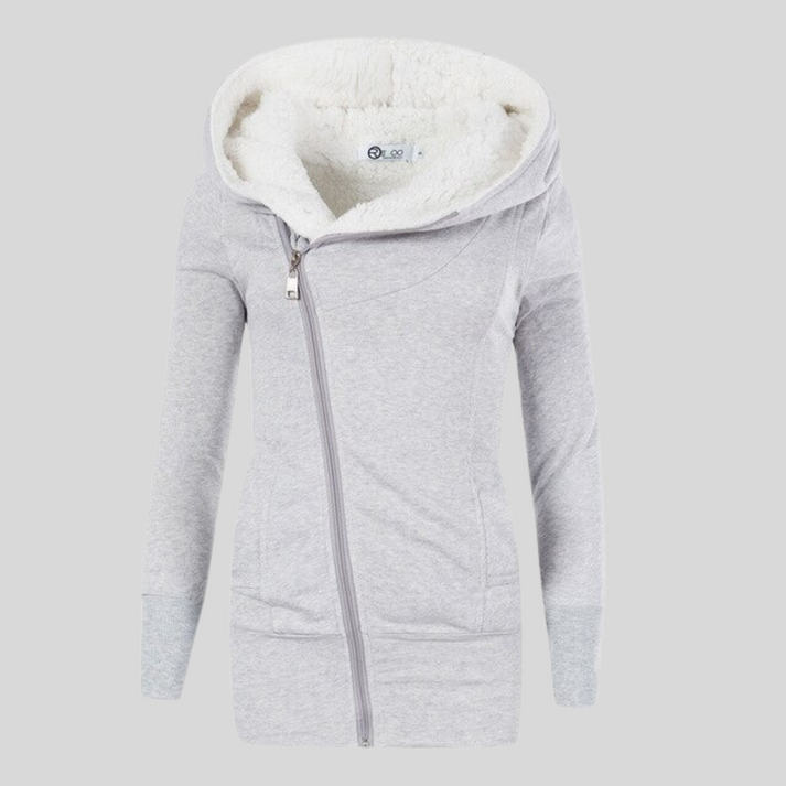 Winterjacke Damen Kapuze Schnellverschluss - IdealeKleiden