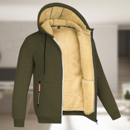 Praktische Herrenjacke Mit Kapuze Freizeit