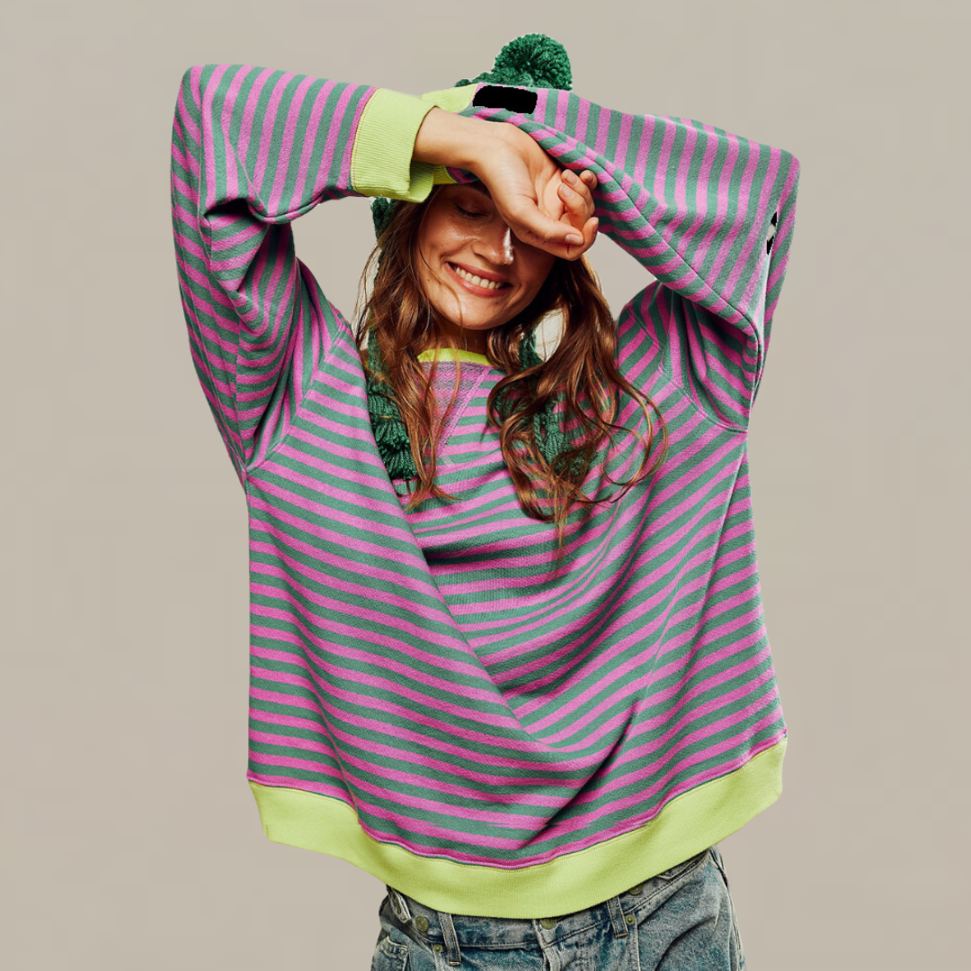 Weiches Kaschmir-Pullover mit Rippstrick
