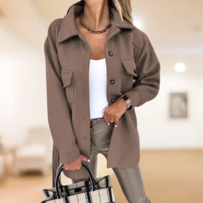 Almaro Damen Trenchcoat Warm Versteppt